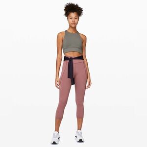 Lululemon Time To Sweat Crop *23" Red Dust 6